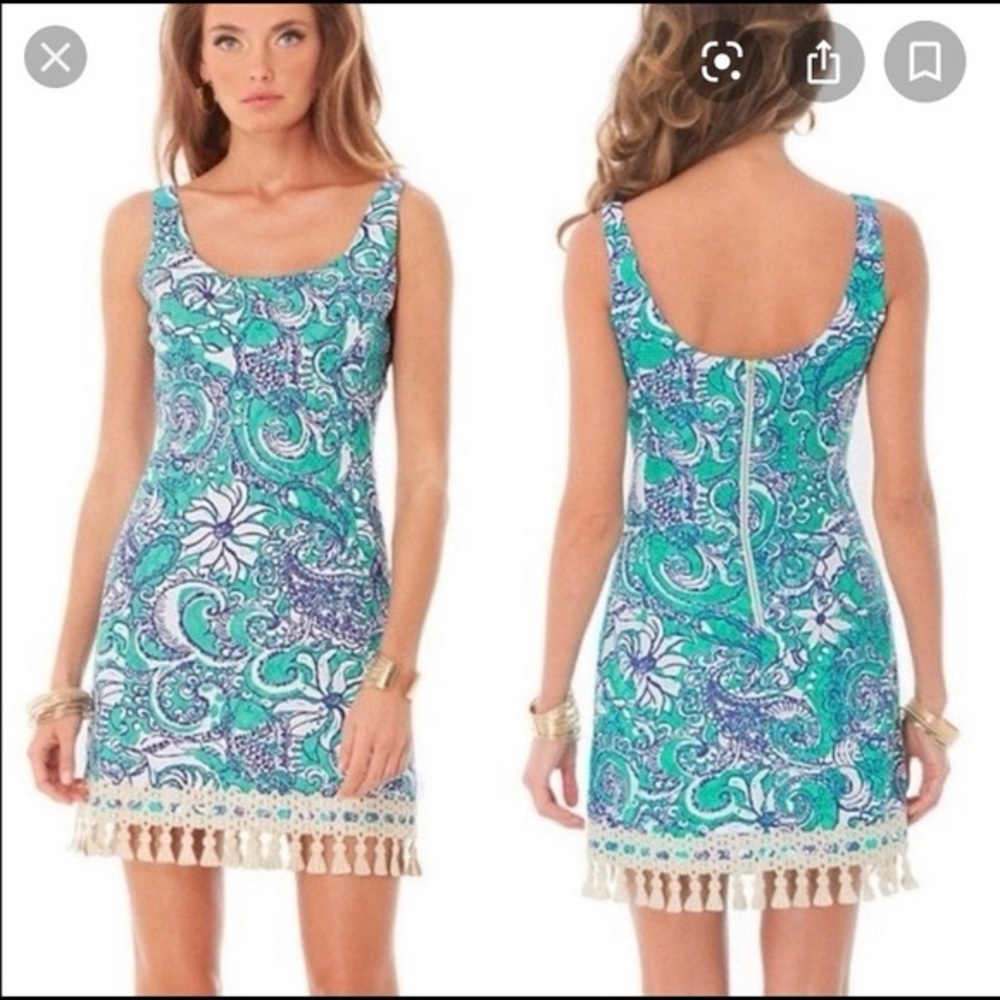 Lilly Pulitzer Eaton shift dress in Montauk